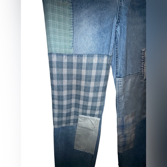 Free People Steinbeck Patched Straight-Leg Jeans size 27 - Picture 6 of 11